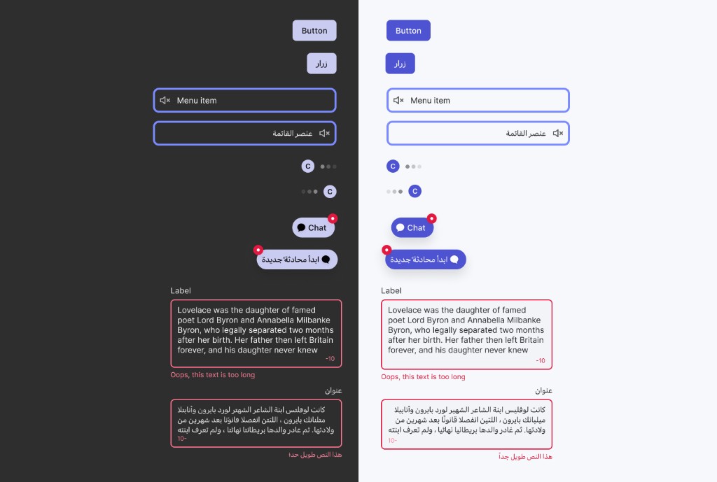 Right-to-Left Redesign project